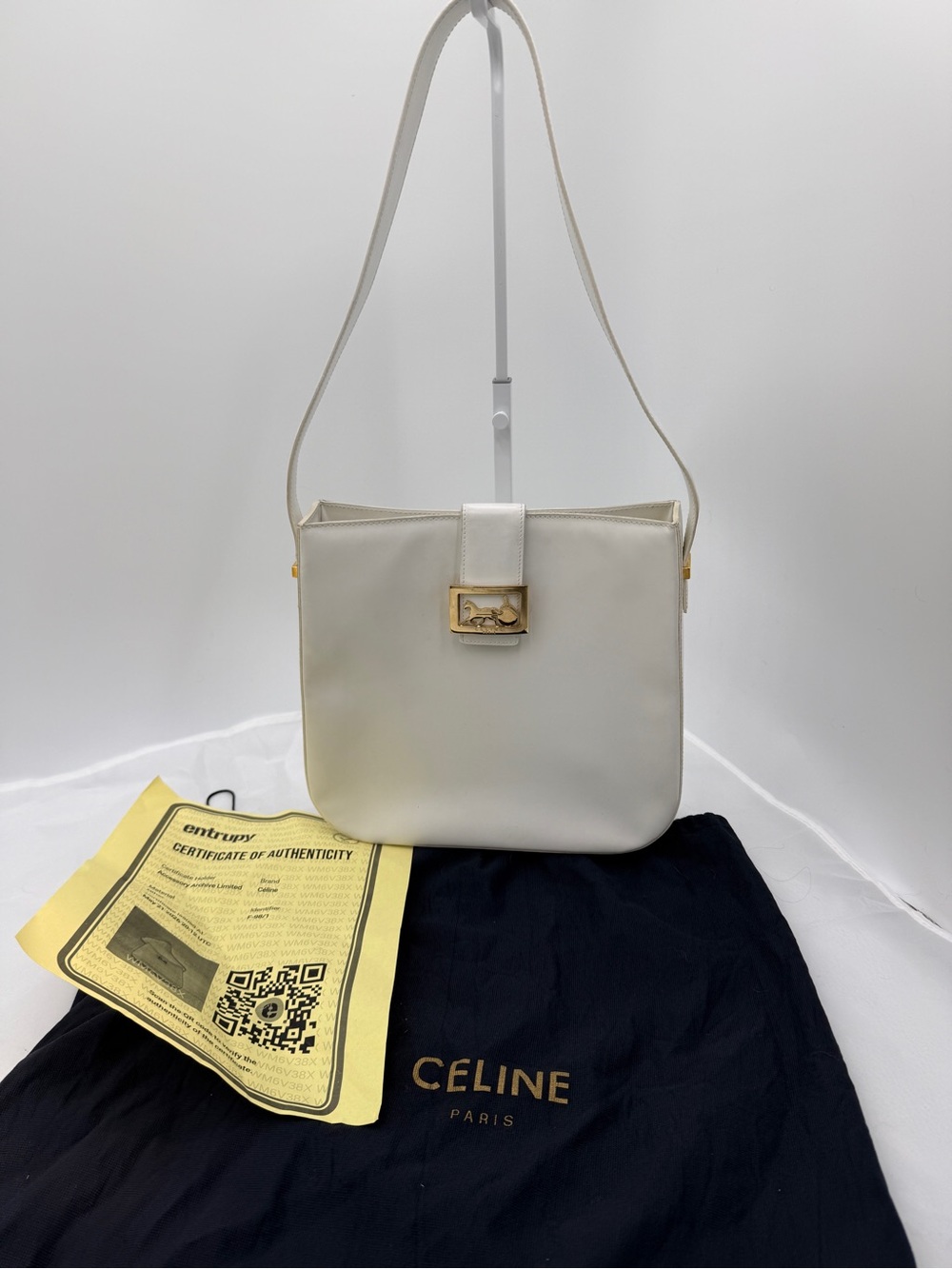 Gorgeous, vintage Celine Horse Carriage (Sulky) Shoulder Bag